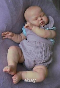 Sleeping Reborn Toddler 24In Cuddly Baby Doll, Soft Cloth Body, Vinyl Hands Legs