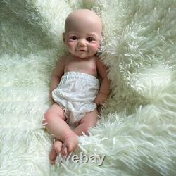 Soft 18 Inch Reborn doll Full Body Platinum silicone soft Girl Handmade Baby Rea