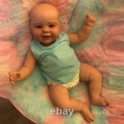 Soft Reborn Baby Doll Realistic Baby Dolls 24'' Vinyl Silicone Newborn Real Bebe