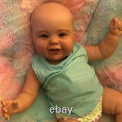 Soft Reborn Baby Doll Realistic Baby Dolls 24'' Vinyl Silicone Newborn Real Bebe
