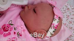Soft Silicone Vinyl Bi Racial Ethnic Reborn Baby Doll Marissa May& Sunbeambabies