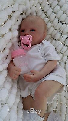 Soft Silicone Vinyl Sunbeambabies, Marissa Mae, Precious Violet Reborn Baby Girl