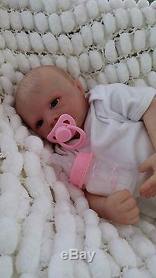 Soft Silicone Vinyl Sunbeambabies, Marissa Mae, Precious Violet Reborn Baby Girl