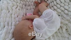 Soft Silicone Vinyl Sunbeambabies, Marissa Mae, Precious Violet Reborn Baby Girl