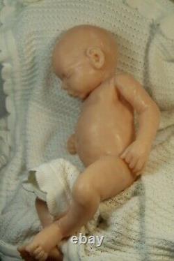 Soft silicone full body baby girl doll Cate 6 unpainted