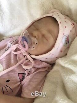 Soft silicone full body baby girl doll Emma #2 Eco Flex 00-30