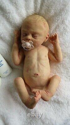 Solid Ecoflex Silicone full body Reborn Baby doll'Molly' from Tiggi Sculpt