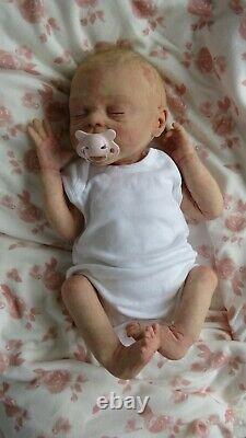 Solid Ecoflex Silicone full body Reborn Baby doll'Molly' from Tiggi Sculpt