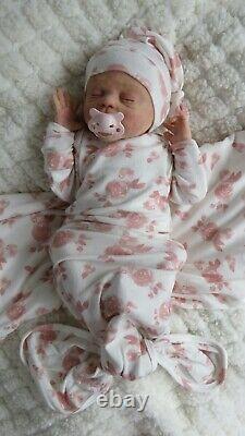 Solid Ecoflex Silicone full body Reborn Baby doll'Molly' from Tiggi Sculpt