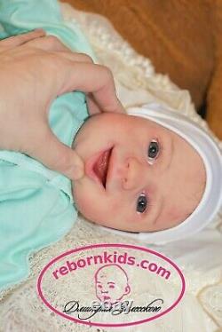 Solid Silicone All Body Newborn Reborn Baby Boy Reborn Doll Drink & Wets Diaper