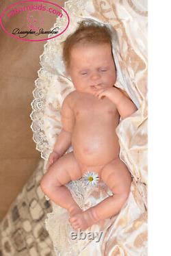 Solid Silicone All Body Newborn Reborn Baby Girl Reborn Doll Drink & Wets Diaper