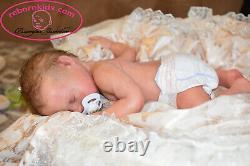 Solid Silicone All Body Newborn Reborn Baby Girl Reborn Doll Drink & Wets Diaper