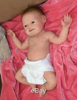 Solid Silicone All Body Newborn Reborn Baby Girl Reborn Doll Drink & wets diaper