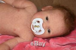 Solid Silicone All Body Newborn Reborn Baby Girl Reborn Doll Drink & wets diaper