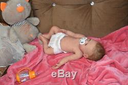 Solid Silicone All Body Newborn Reborn Baby Girl Reborn Doll Drink & wets diaper