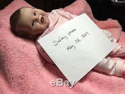 Solid Silicone Baby Girl HAPPY ELIANNA 22inch Bonnie Sieben reborn art doll
