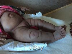 Solid silicone Ethnic reborn full body baby doll Ecoflex 20