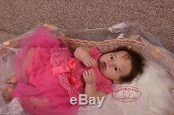 Solid silicone baby toddler girl (reborn doll) skeleton body and joints Handmade