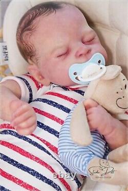 Studio-Doll Baby BOY reborn Timothy by Sabrina Hergarten 21 inch