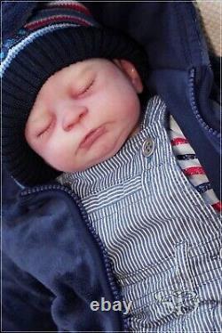 Studio-Doll Baby BOY reborn Timothy by Sabrina Hergarten 21 inch