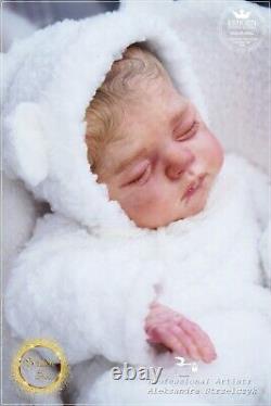 Studio-Doll Baby GIRL reborn Irys by Joanna Kazmierczak 21 inch