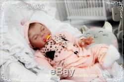 Studio-Doll Baby Reborn BIG girl EASTON by MICHELLE FAGAN 23 so real