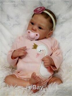 Studio-Doll Baby Reborn Girl MINDY by Adrie Stoete 17' so real