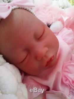 Sunbeambabies Lifelike Child`s Reborn Baby, Nice Soft Girl Doll With Belly Plate