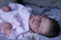 Sweet Amazing Reborn baby doll girl Darren Sleeping 17.5