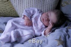 Sweet Amazing Reborn baby doll girl Darren Sleeping 17.5