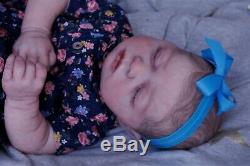 Sweet Amazing Reborn baby doll girl Skya Sleeping realborn 18.5
