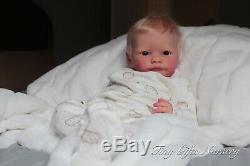 TINY GIFTS NURSERY SOLE big Reborn Baby Doll Tobiah By Laura Lee Eagles
