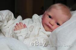 TINY GIFTS NURSERY SOLE big Reborn Baby Doll Tobiah By Laura Lee Eagles