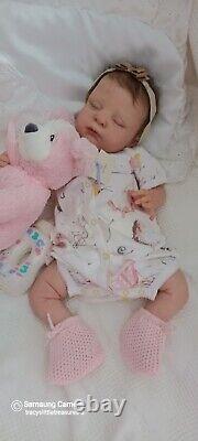 TRACYSLITTLETREASURES-5 Reborn baby doll GIRL ZOE CASSIE BRACE SOLD OUT L E