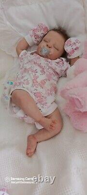 TRACYSLITTLETREASURES-5 Reborn baby doll GIRL ZOE CASSIE BRACE SOLD OUT L E