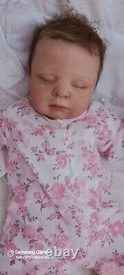 TRACYSLITTLETREASURES-5 Reborn baby doll GIRL ZOE CASSIE BRACE SOLD OUT L E