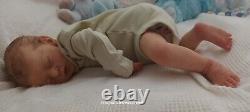 TRACYSLITTLETREASURES-5 Reborn baby doll VICTOR GUDRUN LEGLER BOY TUMMY PLATE