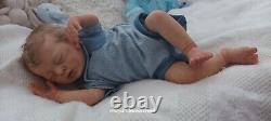 TRACYSLITTLETREASURES-5 Reborn baby doll VICTOR GUDRUN LEGLER BOY TUMMY PLATE