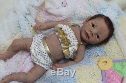 Tiny Timm's full body silicone FBS reborn baby girl doll Yentle Breedveld