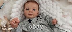 Tracyslittletreasures-5 REBORN BABY DOLL GIRL FELICIA GUDRUN LEGLER 18/19 T/P