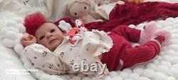 Tracyslittletreasures-5 REBORN BABY DOLL GIRL FELICIA GUDRUN LEGLER 18/19 T/P