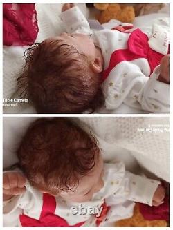 Tracyslittletreasures-5 REBORN BABY DOLL GIRL FELICIA GUDRUN LEGLER 18/19 T/P