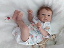 Tracyslittletreasures-5 REBORN BABY DOLL GIRL FELICIA GUDRUN LEGLER 18 to 19 In