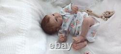 Tracyslittletreasures-5 REBORN BABY DOLL GIRL FELICIA GUDRUN LEGLER 18 to 19 In