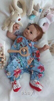 Tracyslittletreasures-5 REBORN BABY DOLL GIRL FELICIA GUDRUN LEGLER 18 to 19 In