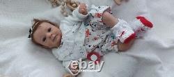 Tracyslittletreasures-5 REBORN BABY DOLL GIRL FELICIA GUDRUN LEGLER 18 to 19 In