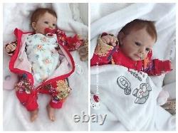 Tracyslittletreasures-5 REBORN BABY DOLL GIRL FELICIA GUDRUN LEGLER 18 to 19 In