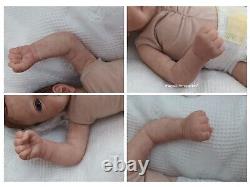 Tracyslittletreasures-5 REBORN BABY DOLL GIRL FELICIA GUDRUN LEGLER 18 to 19 In