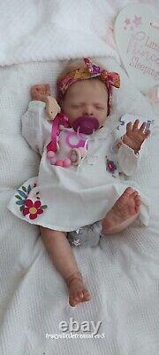 Tracyslittletreasures-5 REBORN BABY DOLL GIRL Luisa Olga Auer 21 tummy plate