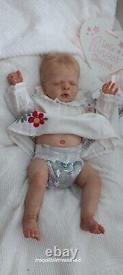 Tracyslittletreasures-5 REBORN BABY DOLL GIRL Luisa Olga Auer 21 tummy plate